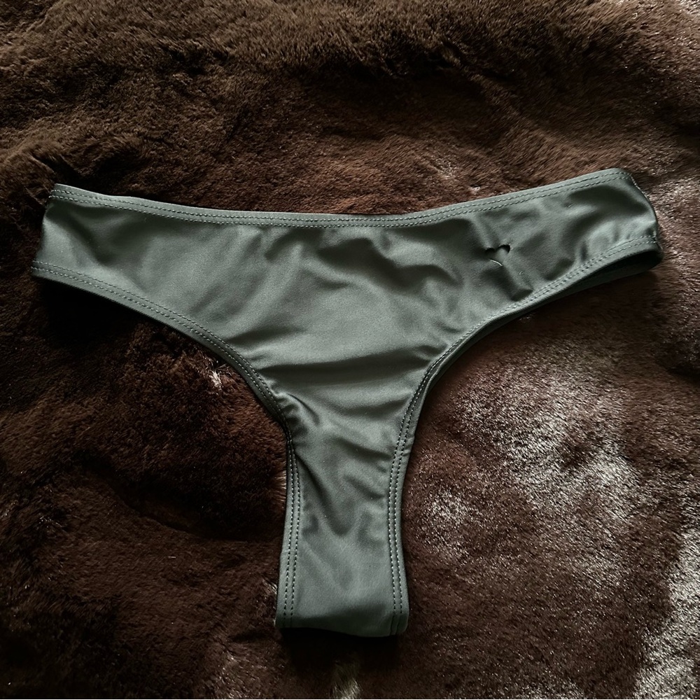 Black Swimsuit Thong with Heart 🖤 Cut Out